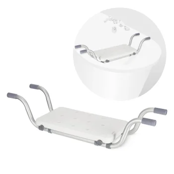 4Fizjo 1573 Submersible Bathtub Seat, White/Grey