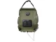 Portable Camping Solar Shower with Thermometer, 20L, Green