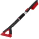 Iso Trade Xtrobb 24822 Telescopic Ice Scraper with Snow Brush, Black/Red