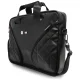BMW Carbon Pockets & Metal Logo 16\" Laptop Bag - Black