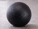 Hard Trigger Point Massage Ball for Rehab and Yoga 6.5cm, black