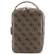 Guess 4G Printed Stripes Accessory Organizer Bag, Brown