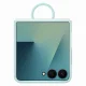 Samsung Galaxy Z Flip 7 (SM-F766B/DS) Original Silicon Case Cover with Ring, Light Blue (EF-PF766TMEGWW)