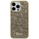 Guess iPhone 15 Pro Max Case Disco Metal Script, Gold