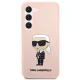 Karl Lagerfeld Samsung Galaxy S23+ Case Silicone Ikonik, Pink