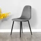 ModernHome Velour Dining Chairs Set of 4, Grey