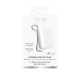 Puro Power Link 10 Plus 10000mAh Power Bank with Built-in USB-C Cable, White