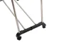 Mobile Clothing Rack with Double Rail and Shelf, 165 cm