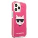 Apple iPhone 13 Pro Max 6.7\'\' Karl Lagerfeld Choupette Head Case Cover, Fuchsia