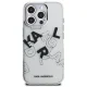 Karl Lagerfeld IML Sketched Graphic Case for iPhone 16 Pro, Clear