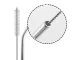 Reusable Metal Drinking Straws with Cleaning Brushes, 8 pcs