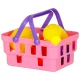 Kids Picnic Basket with Play Fruit and Drinks