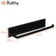 Ruhhy 26798 Under Cabinet Paper Towel Holder, Wall Mount, Metal, Black