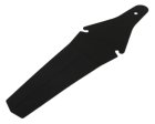 Universal rear bike mudguard under seat, black