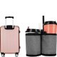 T-Phox Travel Luggage Drink Holder, Grey