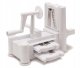 Spiral Vegetable Slicer with 3 Blades, White