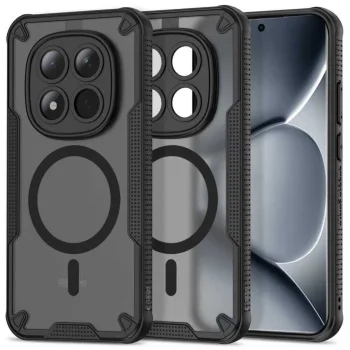 Tech-Protect Case for Xiaomi Poco M8 Pro / Redmi Note 15 Pro+ 5G Rugged Shield MagSafe, Black