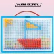 Iso Trade Peg Mosaic Puzzle (296 pcs) with Carrying Case