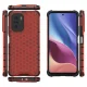 Honeycomb Case for Xiaomi Poco F3 / Redmi K40 / K40 Pro, PC and TPU, Red