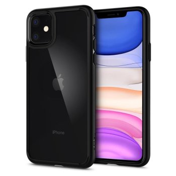 Apple Iphone 11 6.1'' Spigen Ultra Hybrid Case Cover, Matte Black