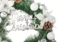 Christmas Decorative Wreath for Door and Wall, 40 cm