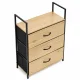 ModernHome Cabinet Organizer with 3 Fabric Drawers, Loft Style, 59 cm