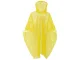 Pocket Rain Poncho with Hood 130 x 125 cm, Yellow