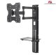 Maclean MC-771 TV Wall Mount with Shelf, 23\"-42\", 30kg, VESA 200x200