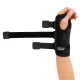 4Fizjo Left Wrist Brace with Rigid Splint, Black