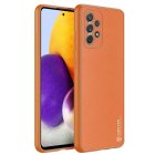Samsung Galaxy A72 (SM-A725F/DS) Dux Ducis Yolo Elegant Case Cover Soft TPU and PU Leather, Orange