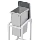 Waste Sorting Bin Hailo ProfiLine Öko XL 38L Base Unit, Grey