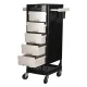 Gabbiano FT65 Hairdressing Trolley, Black/White