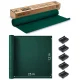 Plonos Shade Net 1.2x25 m 110 g/m² with 50 Green Clips, Green
