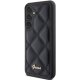 Guess Samsung Galaxy S23 FE Case Quilted Metal Logo, Black