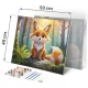 Massido Paint by Numbers 40x50 cm, Fox