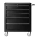 Tattoo Trolley Cart Pro Ink 005 with 5 Drawers, Black