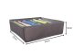 Grey Bra and Underwear Drawer Organizer (6 Compartments)