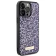 Guess iPhone 15 Pro Max Case Rhinestone Metal Logo, Pink