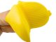 Heat-Resistant Silicone Oven Mitt Chicken Design Pinch Grip, Yellow