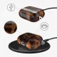 Tech-Protect Lamano AirPods Pro 1 / 2 Case with Carabiner, Black / Brown