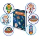 Ricokids RK-770 Space Magnetic Book