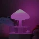 Ruhhy Air Humidifier with Night Light and Rain Effect, 450 ml, White