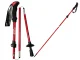 Folding Trekking Pole (1 pc), Adjustable, Red
