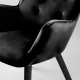 Sofotel Norse Lounge Chair with Footstool, Black