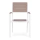 MultiGarden Garden Chair Set (2 pcs), Steel/HDPE, Beige/White