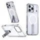 Samsung Galaxy S25 FE Case Hybrid Armor X with Stand & MagSafe, Transparent