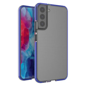 Case for Samsung Galaxy S22+ (S22 Plus) Spring Case, 1 mm, Dark Blue