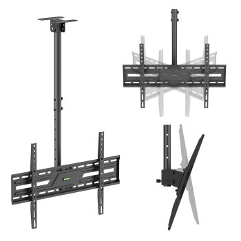 Maclean MC-173 Ceiling TV Mount 37-86", 50kg, VESA 600x400, Black