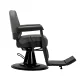Gabbiano Bruno Barber Chair, Grey with Black Base