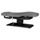 Electric SPA Treatment Bed Sillon Relax, Grey with Dark Wood Base